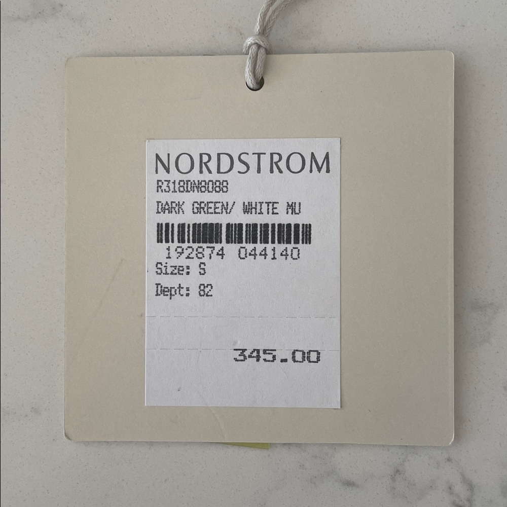 Tibi Forest Green and White Zip-Up Jacket - Picture 7 of 17